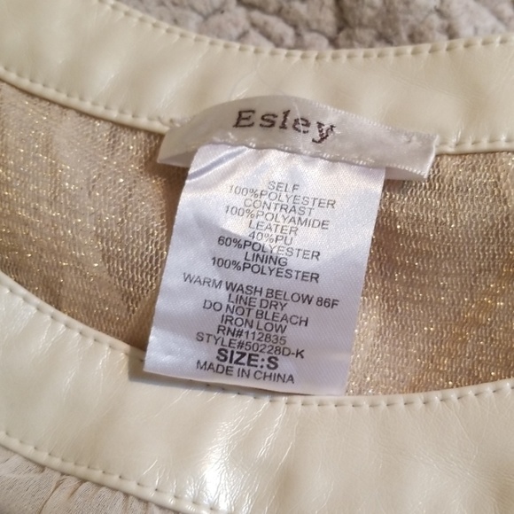 Esley Womens Cream Sleeveless Dress - Picture 2 of 9